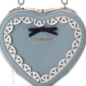 NWT Samantha Vega Alice in Wonderland Heart Purse
